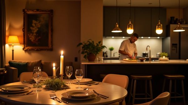 Recevoir chez soi à Paris avec un chef issu de maisons étoilées